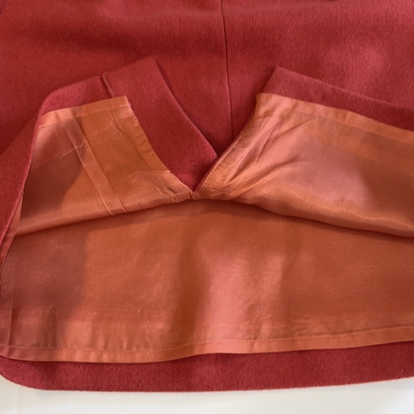 J.Crew Coral Wool Blend Fully Lined Classic Pencil Skirt: 4842 - Picture 6 of 6